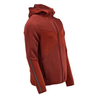 MASCOT CUSTOMIZED fleece hættetrøje med lynlås, efterårsrød