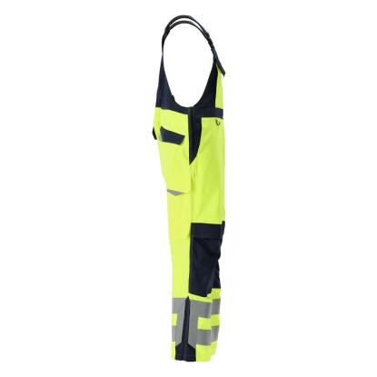 MASCOT MULTISAFE Davos overall med knælommer, hi-vis gul/mørk marine