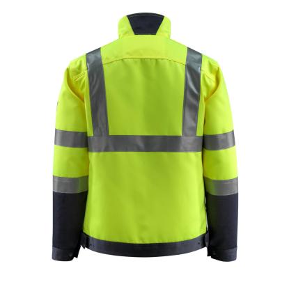 MASCOT SAFE LIGHT Forster arbejdsjakke, hi-vis gul/mørk marine