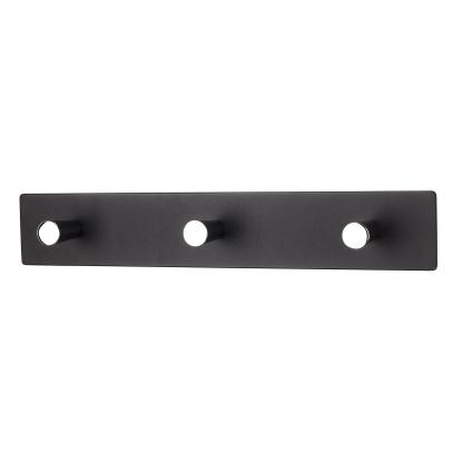 Millex Melody knagerække, 3 knager, 28 cm, sort/krom