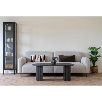 Salvador 3 personers sofa i lysegrå bouclé