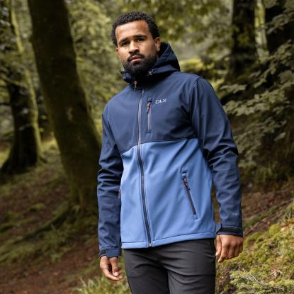 DLX FLANAGAN softshelljakke, herre, navy