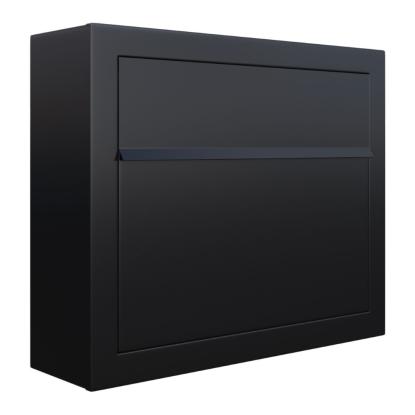 Bravios Elegance postkasse, sort