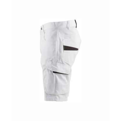 Blåkläder 1094 shorts med stretch, hvid/mørk grå