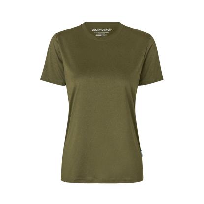 GEYSER G11040 T-shirt, essential, dame, oliven