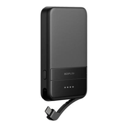 EcoFlow Rapid Mag Qi2 magnetisk powerbank, 5000 mAh, 30 W, sort