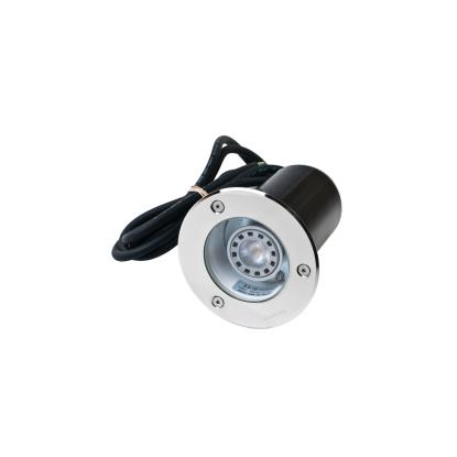 Norlys Rena LED nedgravningsspot, rund, GU10, IP68, stål/klar