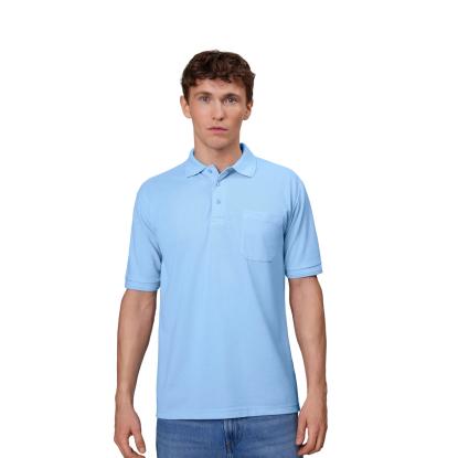 ID 0520 poloshirt, klassisk, lys blå