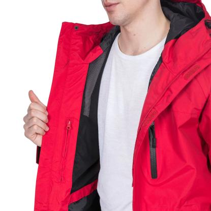 Trespass CORVO JACKET vindtæt regnjakke, herre, rød