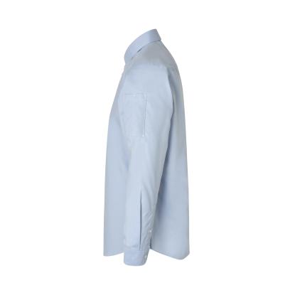 Seven Seas S66 Poplin skjorte med stretch, lys blå