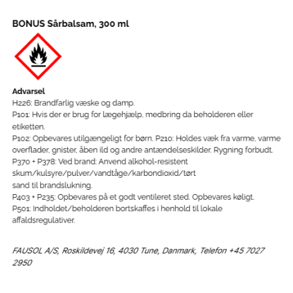 BONUS sårbalsam, flaske - 300 g