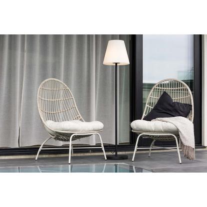 Venture Design Moris gulvlampe, sort/hvid, 150 cm