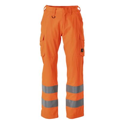 MASCOT SAFE LIGHT arbejdsbukser med lårlommer, hi-vis orange