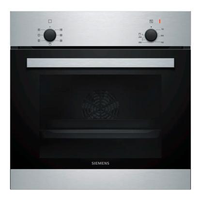 Siemens iQ100 ovn til indbygning HB010FBR1S, 66 liter