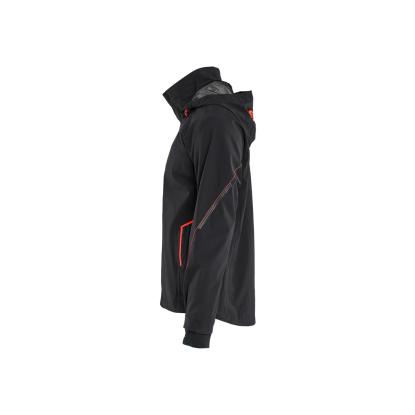 Blåkläder 4483 skaljakke 4-vejs stretch, sort/rød