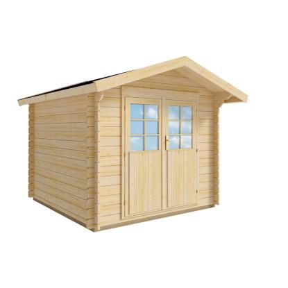 Luoman Lillevilla Kaarnikka redskabsskur med dobbeltdør - 5,8 m²