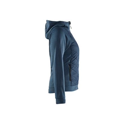 Blåkläder 3464 dame hybrid sweatshirt, støvet blå/mørk marineblå