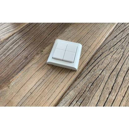 Jumitech trådløs lysdæmper med batteri til Philips Hue, 1 modul, hvid
