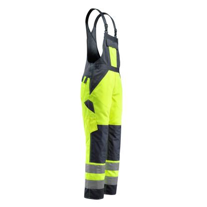MASCOT SAFE LIGHT Gosford overall med knælommer, hi-vis gul/mørk marine