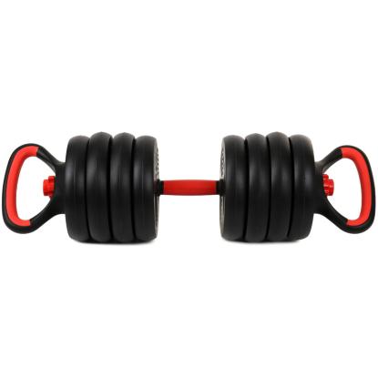 Viking Sports vægtstangs/-håndvægts sæt med kettlebell stativ, justerbar - 40 kg