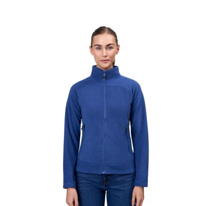 ID 0807 Zip-n-Mix mikrofleece cardigan, dame, grå