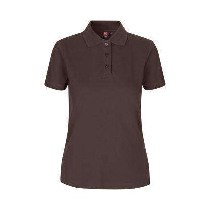 ID 0527 poloshirt med stretch, dame, mocca