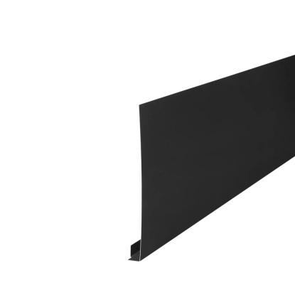 Sternplade, sort zink - 250 x 500 x 26 mm