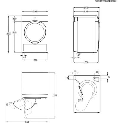 AEG 9000 AbsoluteCare Plus kondenstørretumbler med varmepumpe TR956P95C - 9 kg