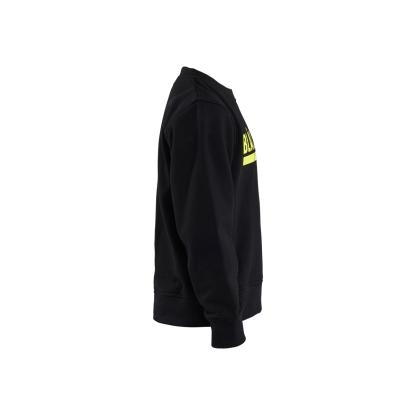 Blåkläder 5205 sweatshirt til børn, sort/hi-vis gul