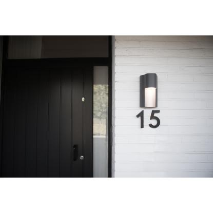 LUTEC URBAN udendørs væglampe, H22 cm, GU10, IP54, mørk grå