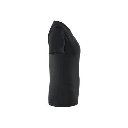 Blåkläder 3537 dame t-shirt merinould, sort