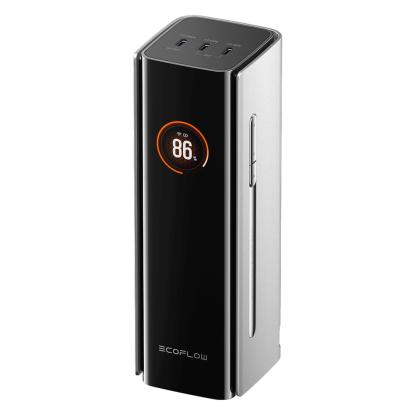 EcoFlow Rapid Pro powerbank med indbygget USB-C kabel, 27650 mAh, 300 W, sølv