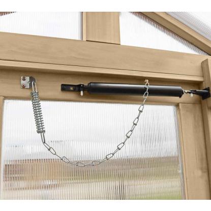 Westmann Paul drivhus, FSC-certificeret cedertræ, natur, 239 x 204 x 238 cm, 4,9 m²