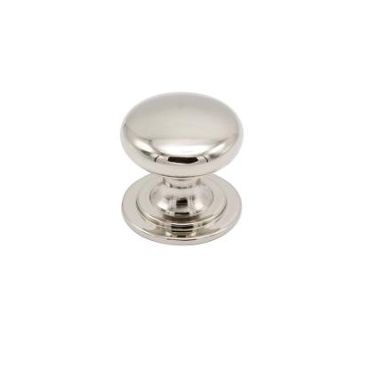 Beslag Design Mynta knop, Ø32 mm, forniklet
