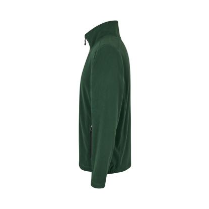 ID 0803 cardigan, mikrofleece, flaskegrøn