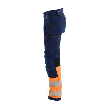 Blåkläder 1993 high vis buks 4-vejs stretch, marineblå/hi-vis orange