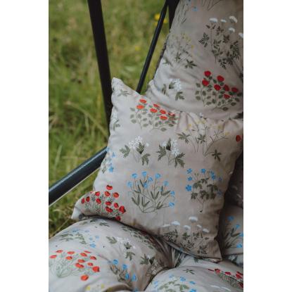 Varax Suvi 3 personers hængesofa, beige-blomstret