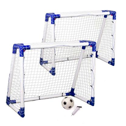 Target Sport juniormål, plast, 2 stk, med bold - 110 x 90 x 60 cm