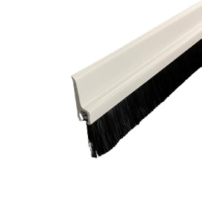SVALK børsteliste, h-profil, hvid, 32-15, 1 meter