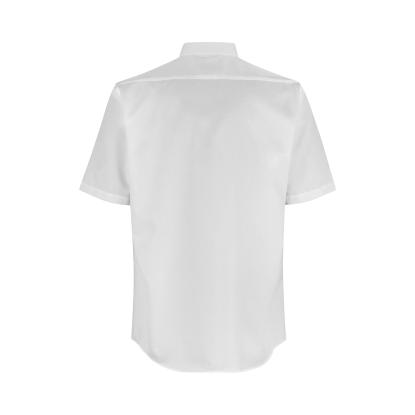 Seven Seas SS254 Fine Twill skjorte med korte ærmer, modern, hvid
