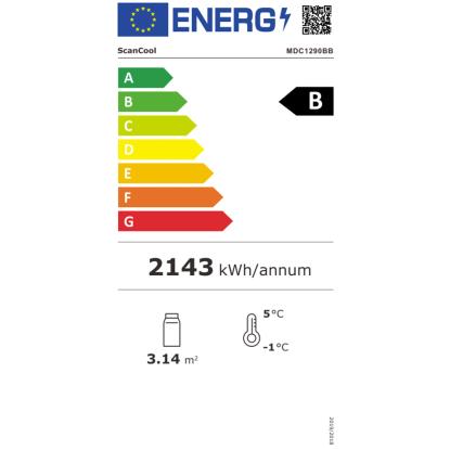 Scandomestic MDC1290BB displaykøleskab, 764 liter