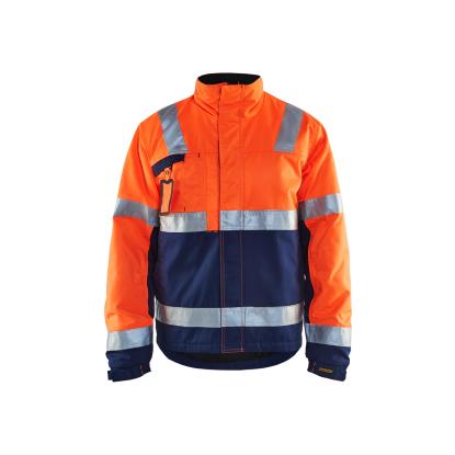 Blåkläder 4862 high vis vinterjakke, hi-vis orange/marineblå