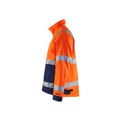 Blåkläder 4064 high vis arbejdsjakke, hi-vis orange/marineblå