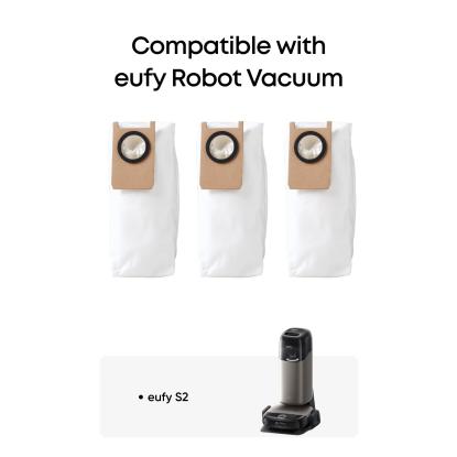 eufy støvsugerposer til S2/S1/S1 Pro robotstøvsuger, 3-pak