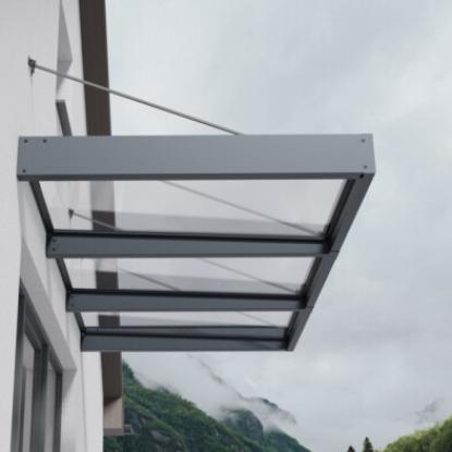 Canopia by Palram Sophia XL 3000 dørbaldakin, antracitgrå - 4m²