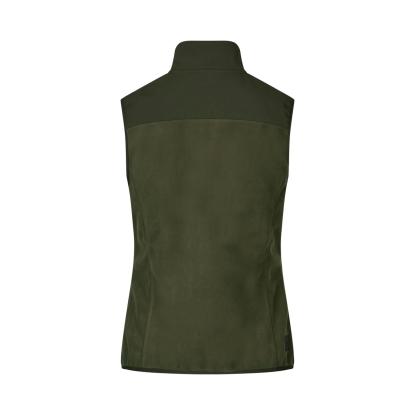 ID 0747 Bonded fleecevest, dame, oliven