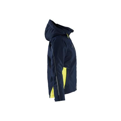 Blåkläder 4972 dame letforet vinterjakke, mørk marineblå/hi-vis gul