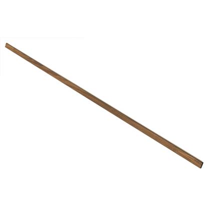 I-Wood UniPanel afslutningsliste, klar olieret, sort kerne, valnøddefiner, 17 x 55 x 2780 mm