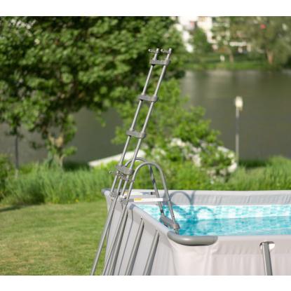 Summer Waves Elite Frame pool med filterpumpe og stige, 132 x 274 x 549 cm