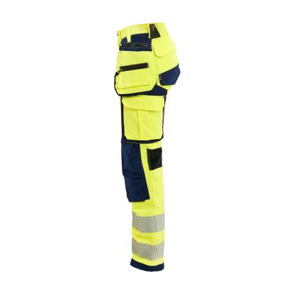 Blåkläder 7197 dame high vis buks 4-vejs stretch, hi-vis gul/marineblå